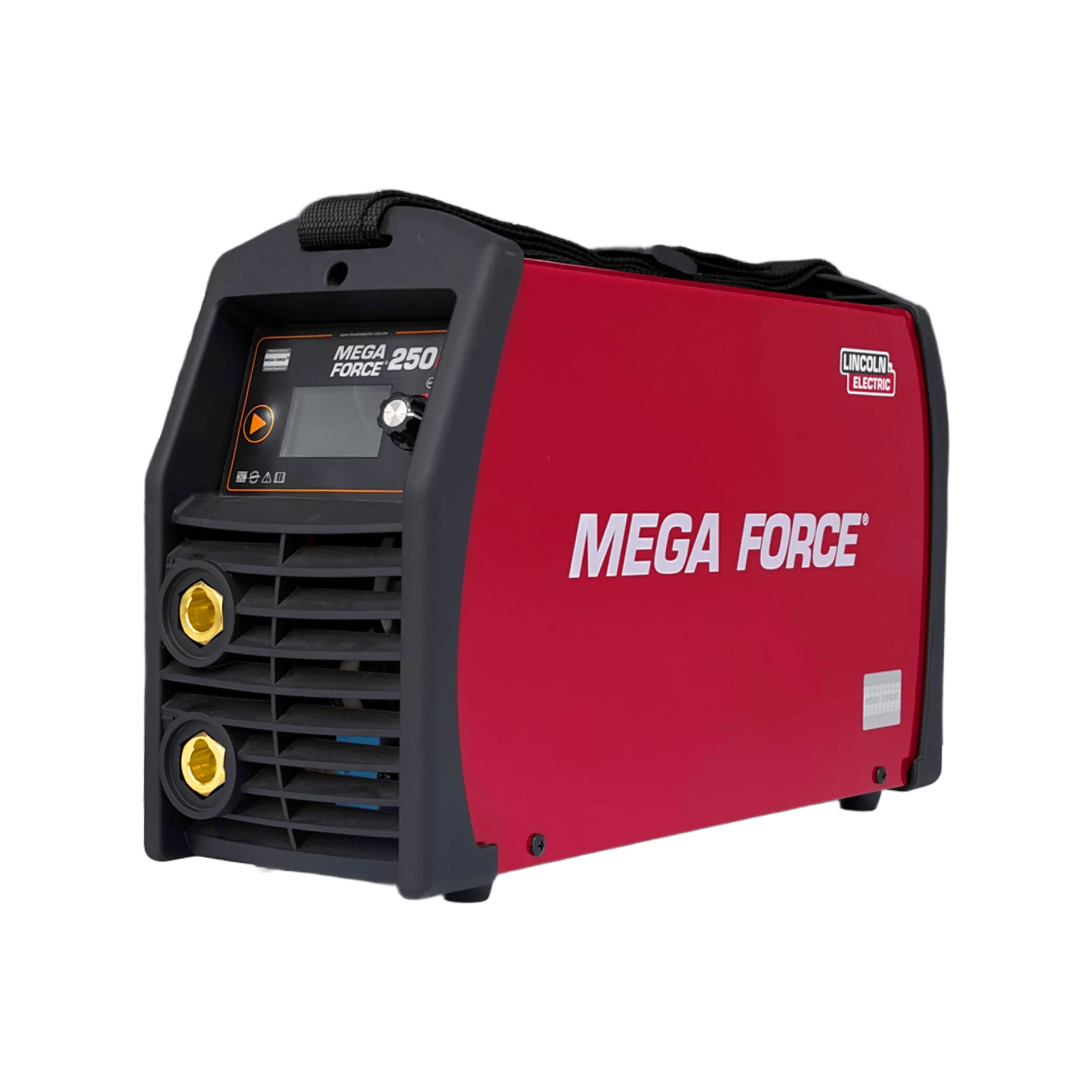 Equipo inverter soldador de electrodo y TIG Lincoln Electric Megaforce 250D en perspectiva