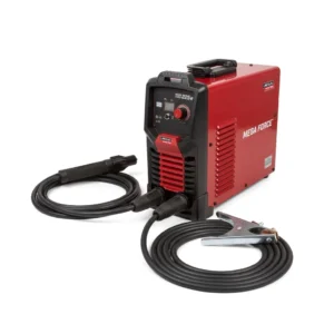 Equipo soldador inverter Lincoln Electric Megaforce 225e LATAM con cables, portaelectrodo y pinza de masa